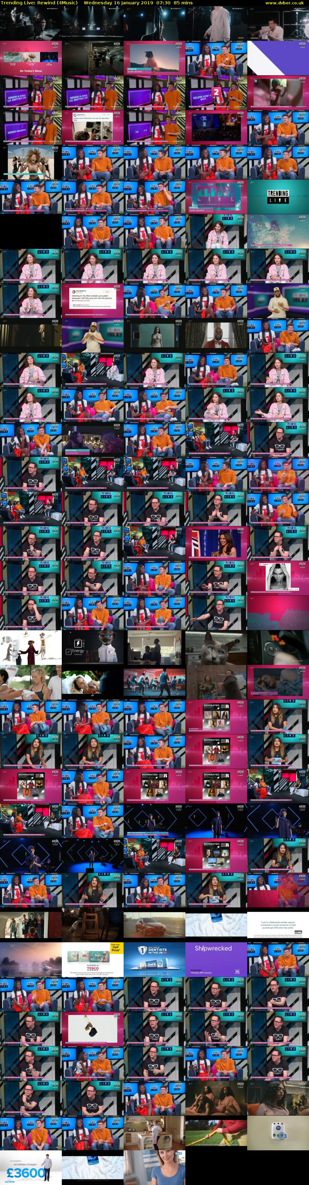 Trending Live: Rewind (4Music) Wednesday 16 January 2019 07:30 - 08:55