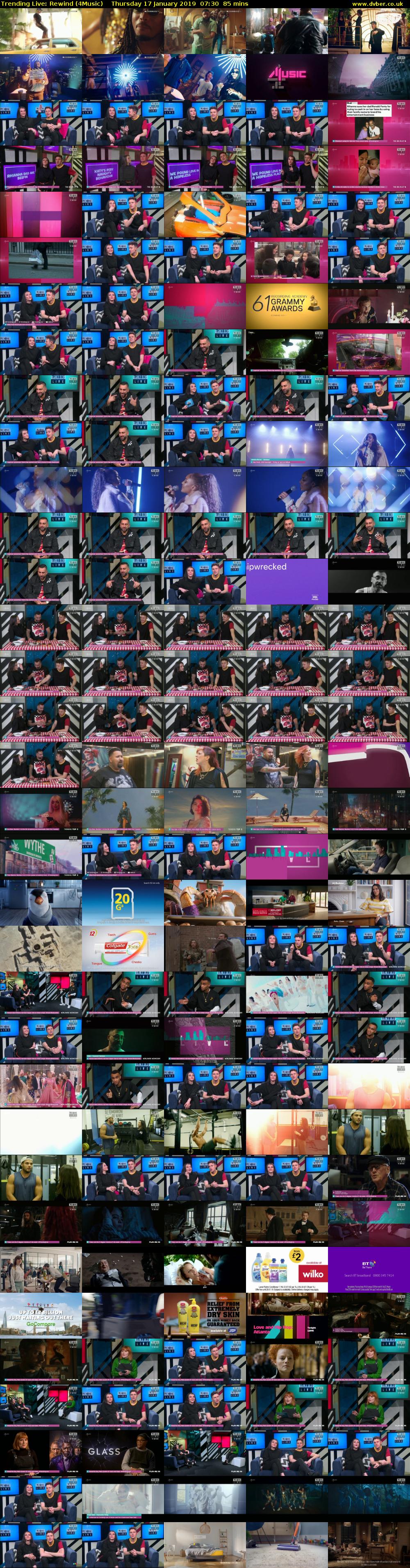 Trending Live: Rewind (4Music) Thursday 17 January 2019 07:30 - 08:55