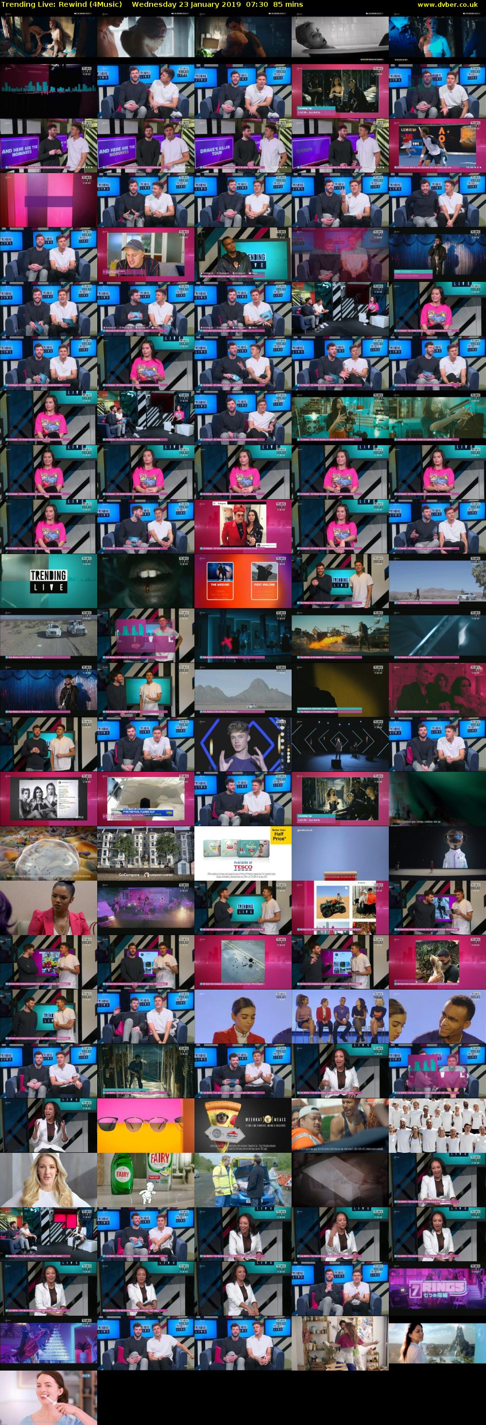 Trending Live: Rewind (4Music) Wednesday 23 January 2019 07:30 - 08:55