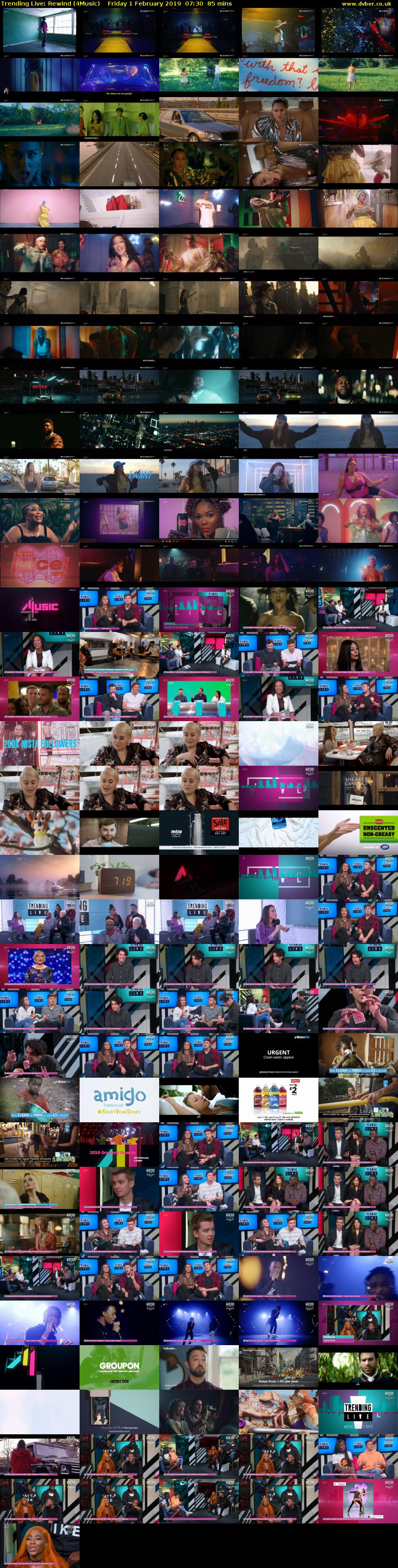 Trending Live: Rewind (4Music) Friday 1 February 2019 07:30 - 08:55