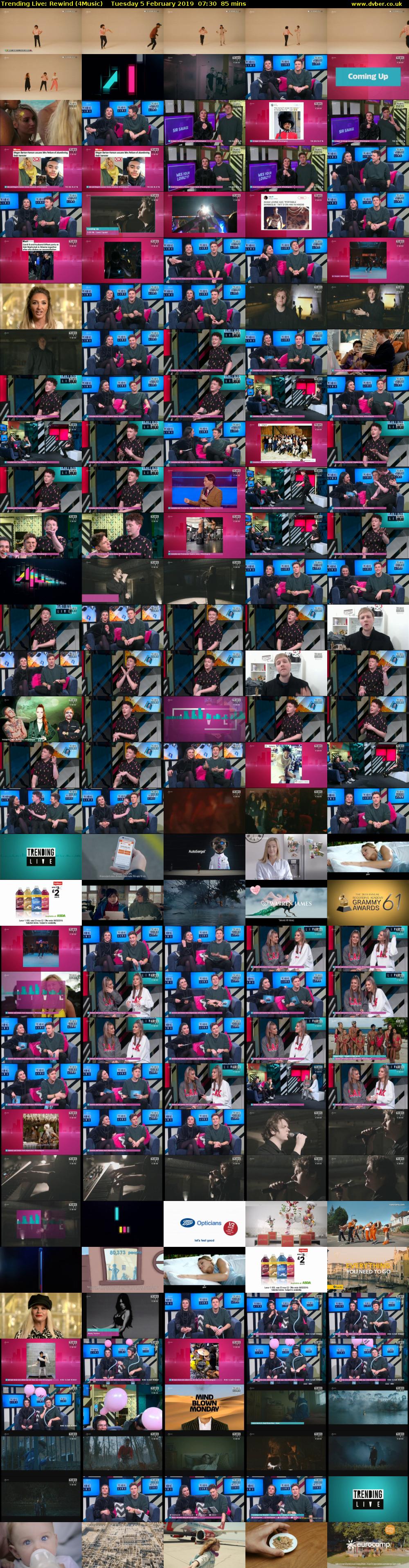 Trending Live: Rewind (4Music) Tuesday 5 February 2019 07:30 - 08:55