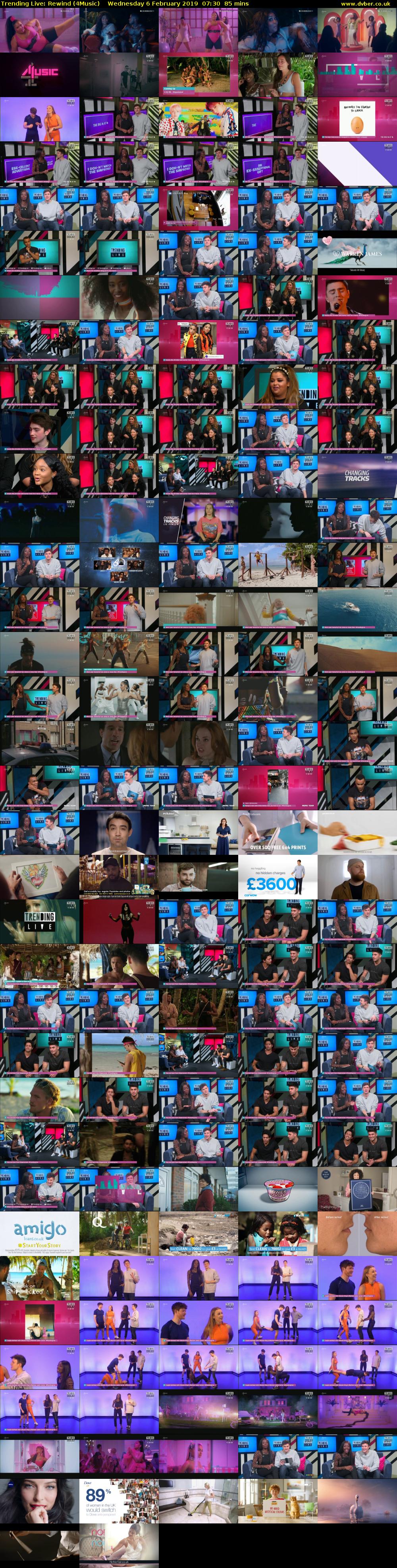 Trending Live: Rewind (4Music) Wednesday 6 February 2019 07:30 - 08:55