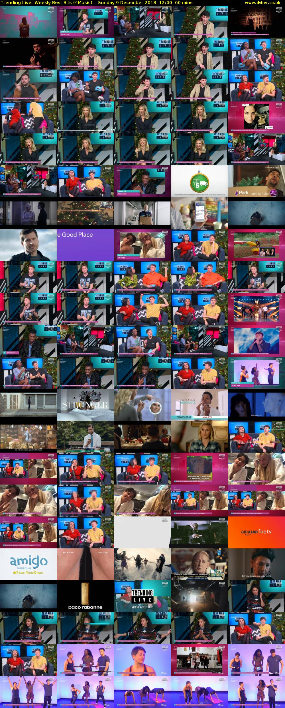 Trending Live: Weekly Best Bits (4Music) Sunday 9 December 2018 12:00 - 13:00