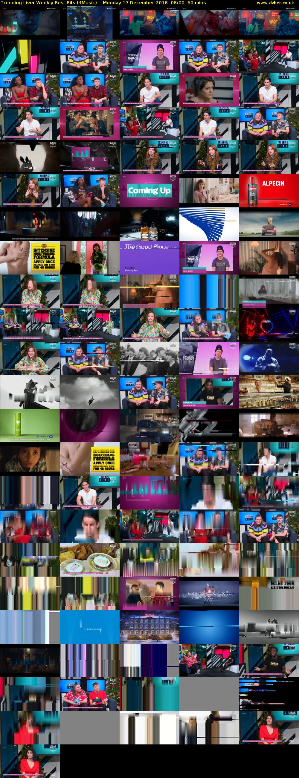 Trending Live: Weekly Best Bits (4Music) Monday 17 December 2018 08:00 - 09:00