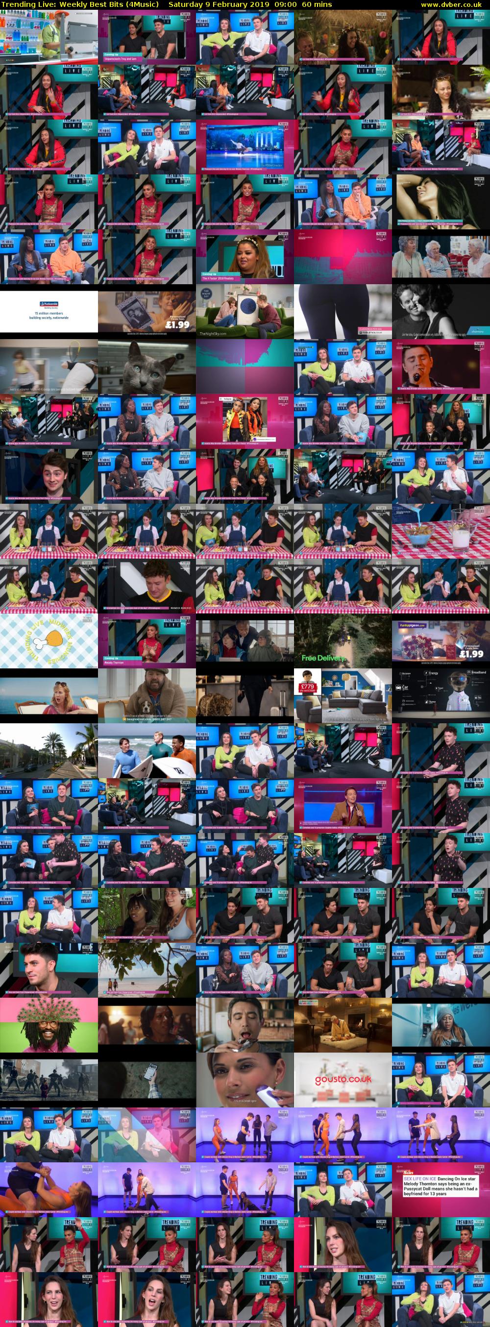 Trending Live: Weekly Best Bits (4Music) Saturday 9 February 2019 09:00 - 10:00