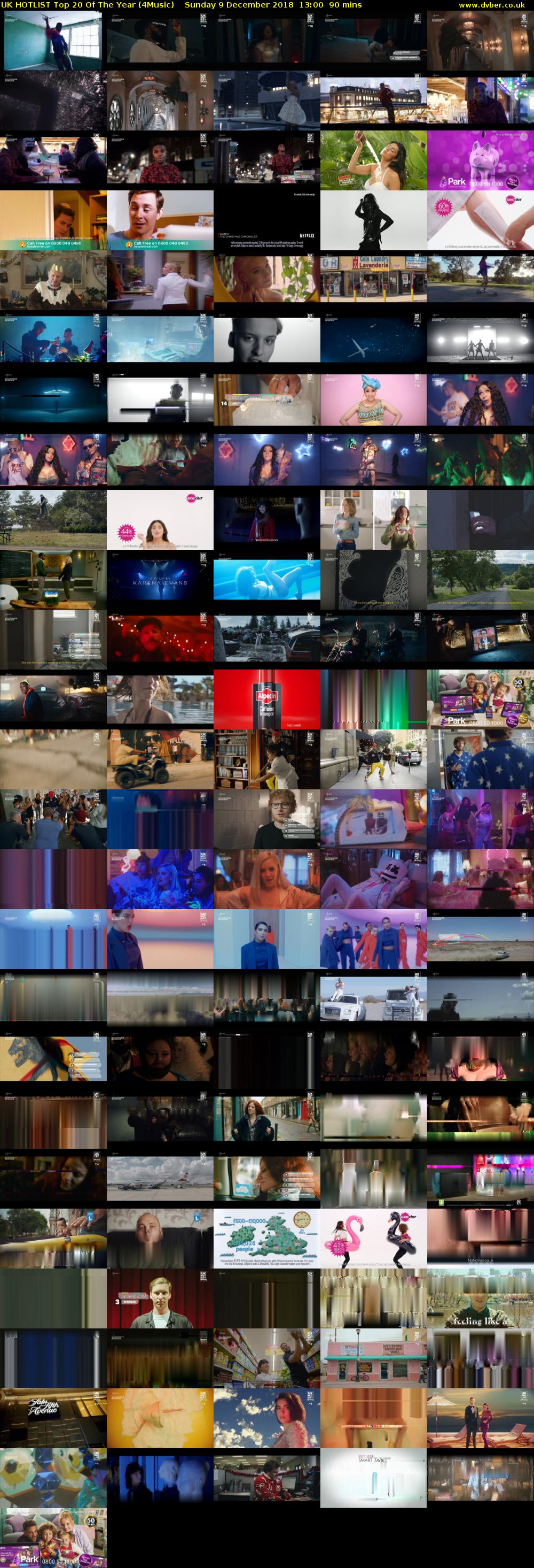 UK HOTLIST Top 20 Of The Year (4Music) Sunday 9 December 2018 13:00 - 14:30