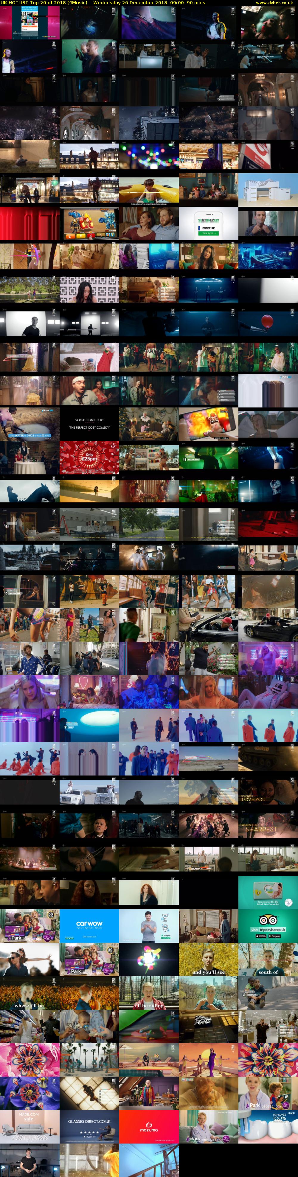 UK HOTLIST Top 20 of 2018 (4Music) Wednesday 26 December 2018 09:00 - 10:30