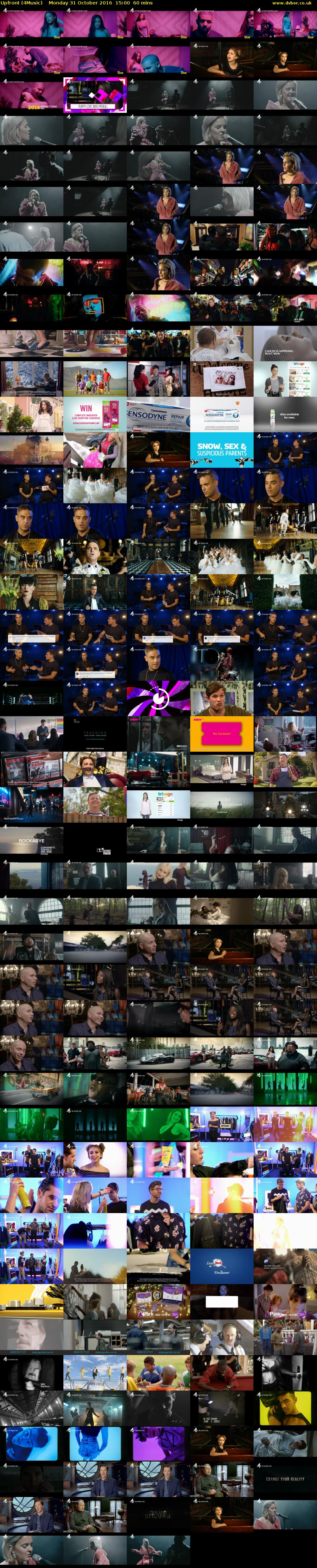 Upfront (4Music) Monday 31 October 2016 15:00 - 16:00