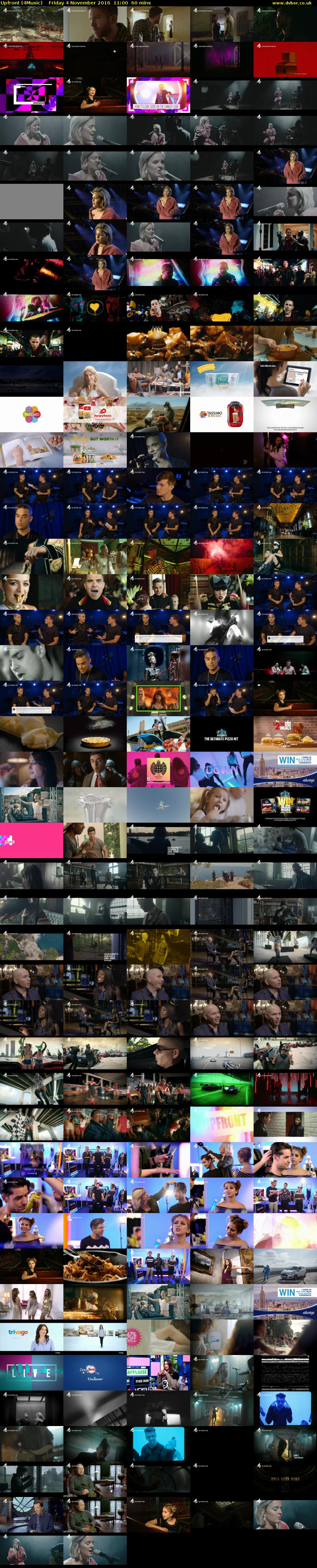 Upfront (4Music) Friday 4 November 2016 11:00 - 12:00
