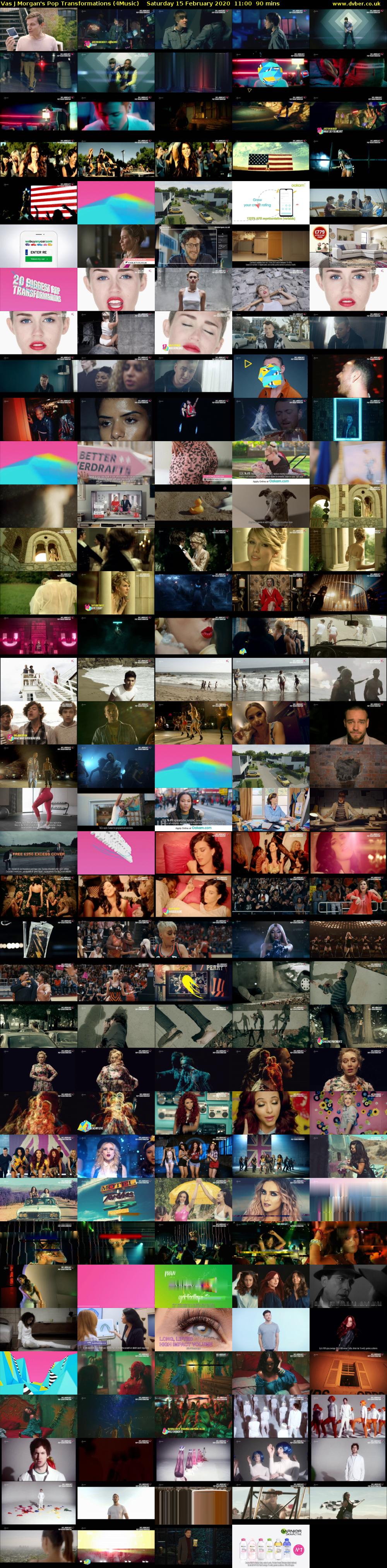 Vas J Morgan's Pop Transformations (4Music) Saturday 15 February 2020 11:00 - 12:30