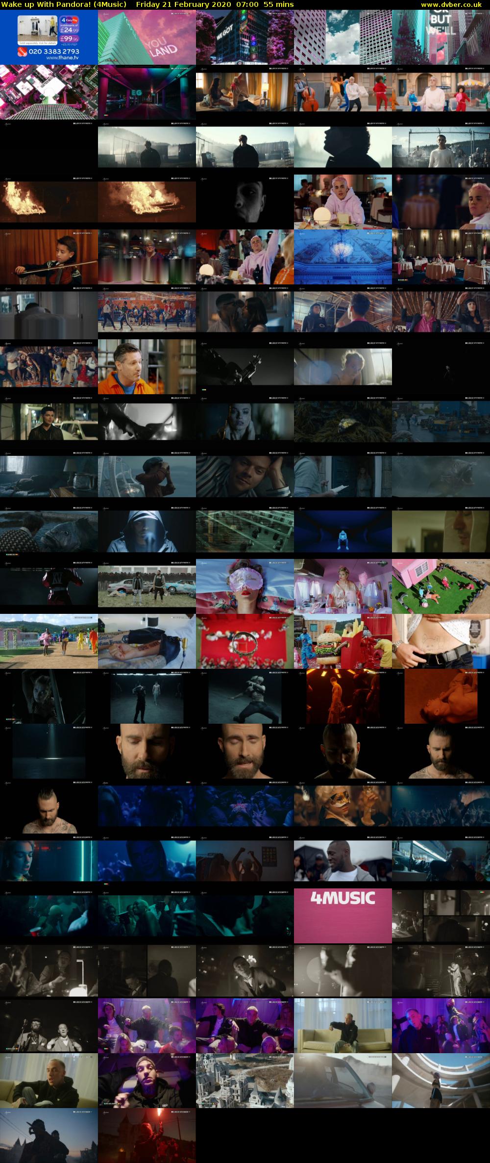 WAKE UP WITH PANDORA! (4Music) Friday 21 February 2020 07:00 - 07:55