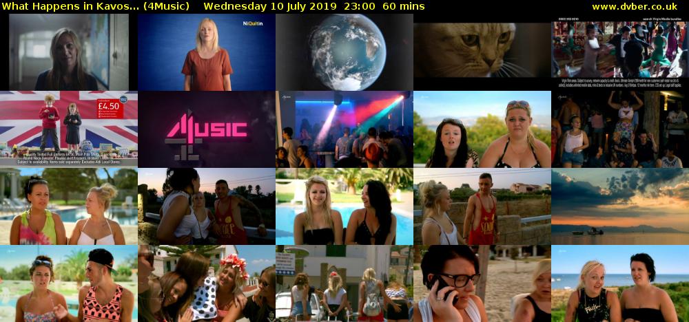 What Happens in Kavos... (4Music) Wednesday 10 July 2019 23:00 - 00:00