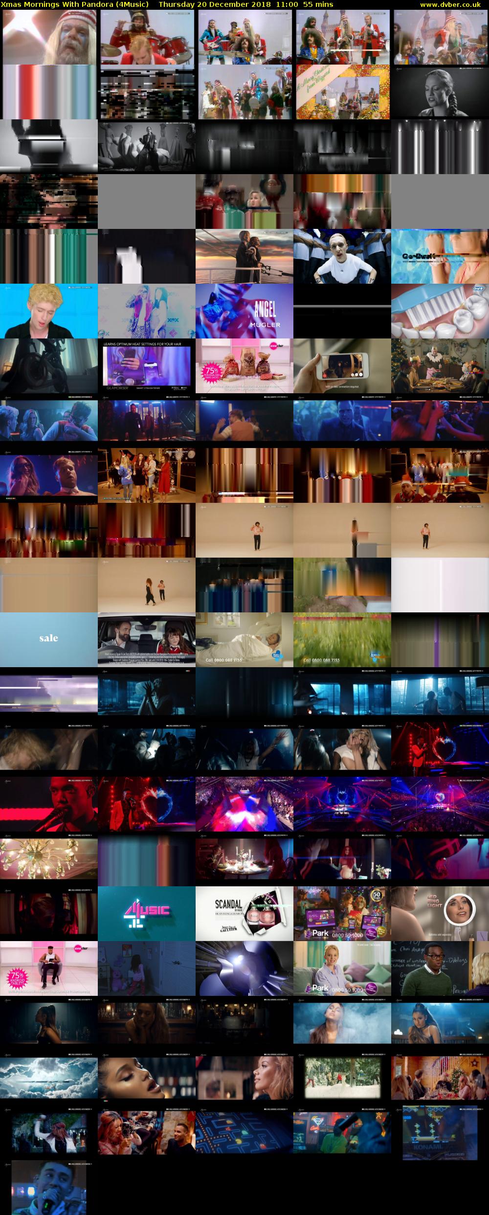 Xmas Mornings With Pandora (4Music) Thursday 20 December 2018 11:00 - 11:55