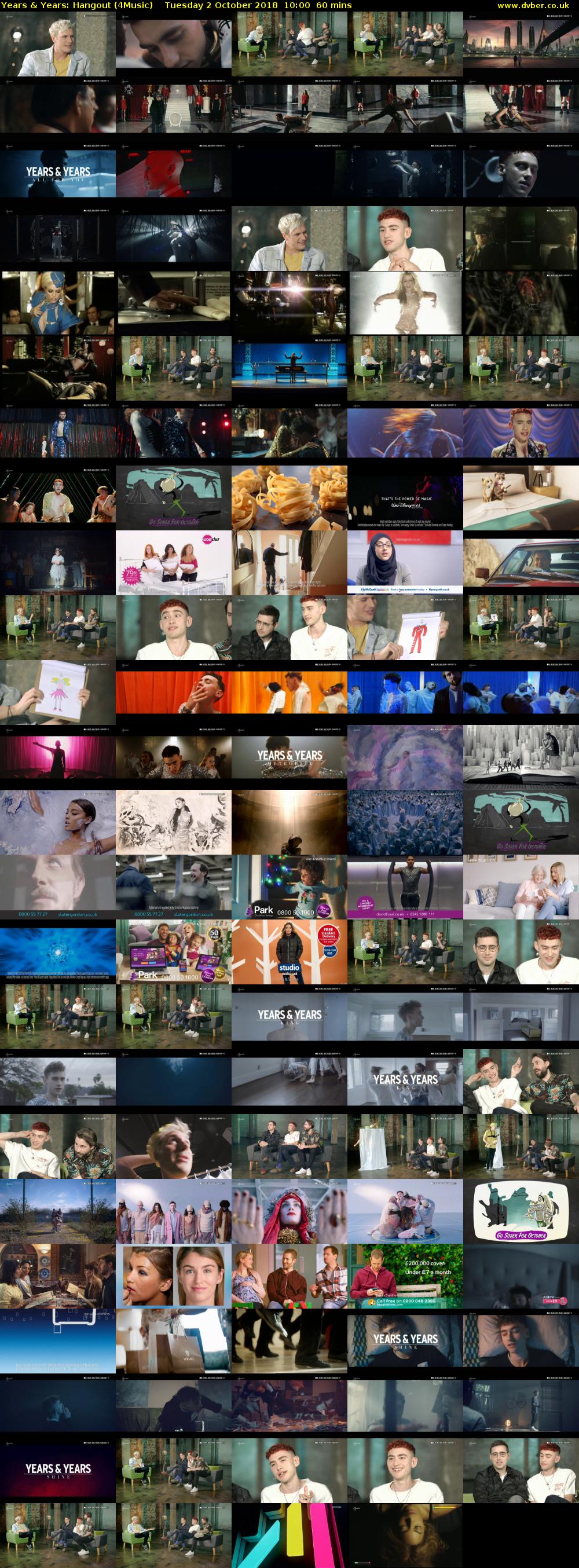 Years & Years: Hangout (4Music) Tuesday 2 October 2018 10:00 - 11:00