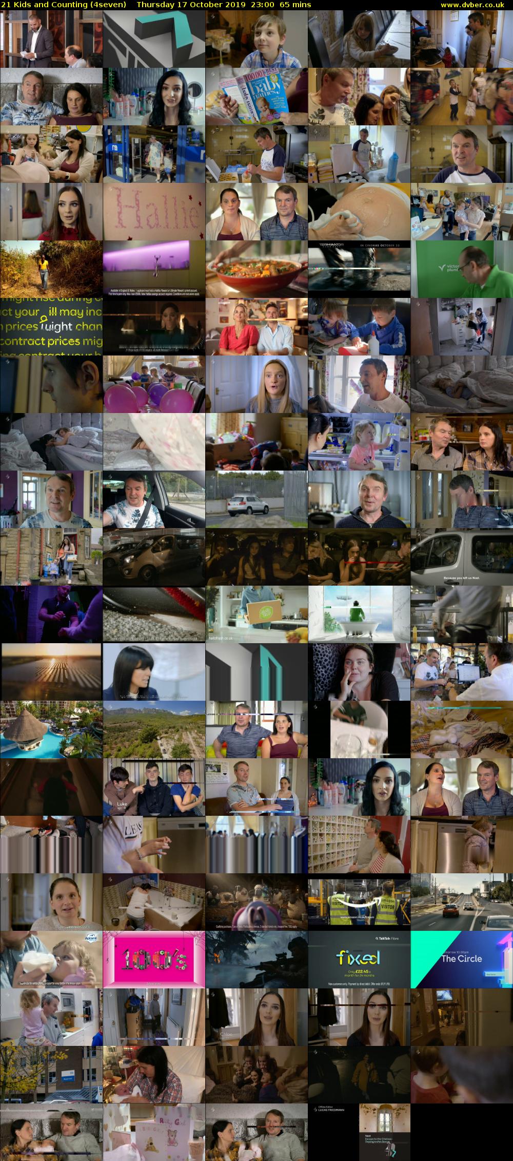21 Kids and Counting (4seven) Thursday 17 October 2019 23:00 - 00:05