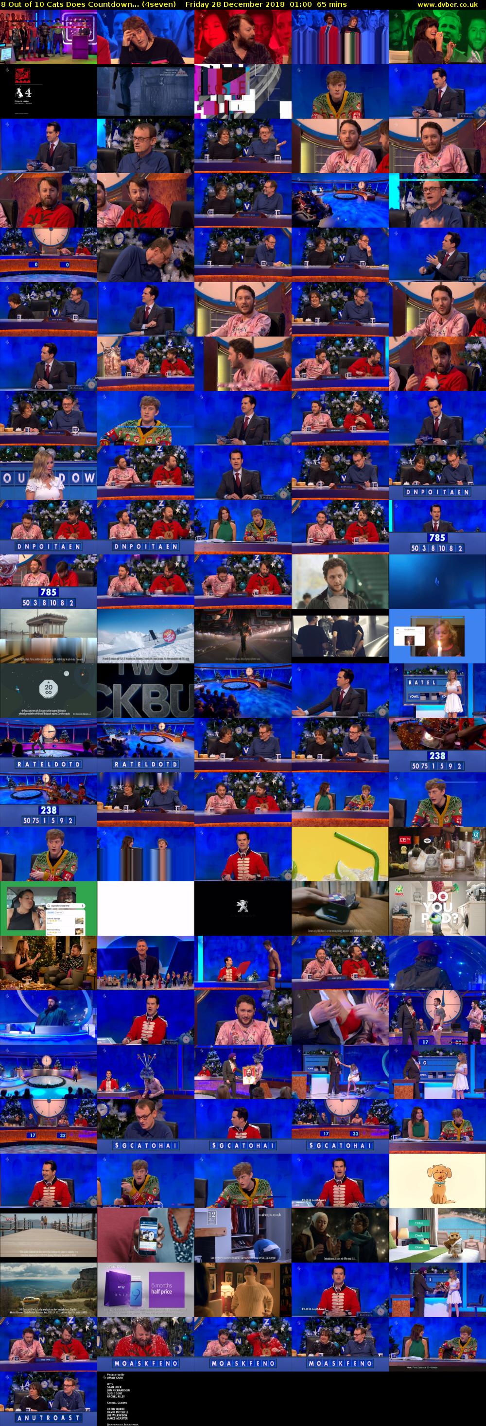 8 Out of 10 Cats Does Countdown... (4seven) Friday 28 December 2018 01:00 - 02:05