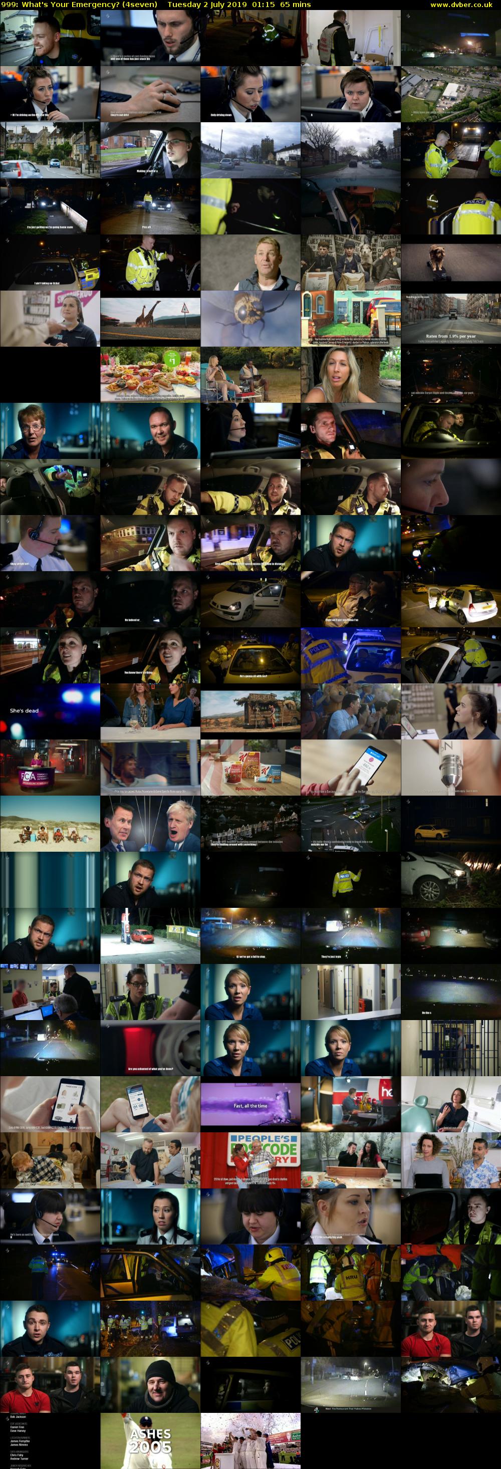 999: What's Your Emergency? (4seven) Tuesday 2 July 2019 01:15 - 02:20