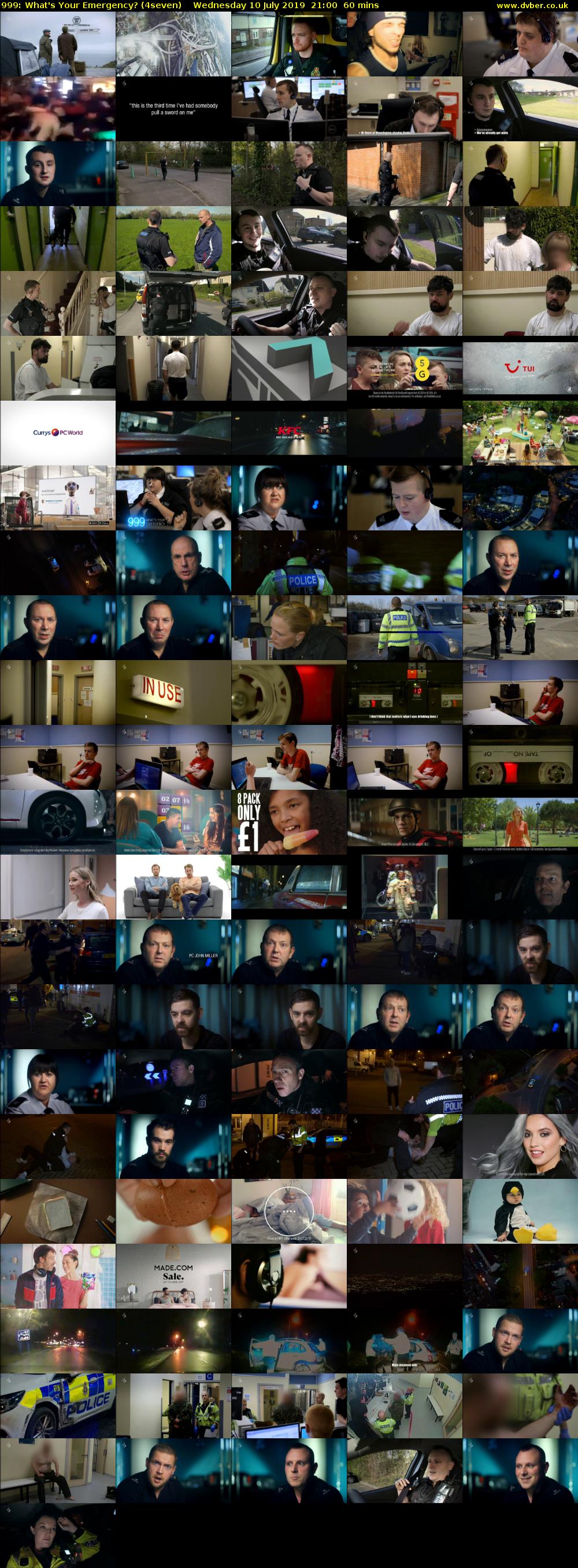 999: What's Your Emergency? (4seven) Wednesday 10 July 2019 21:00 - 22:00