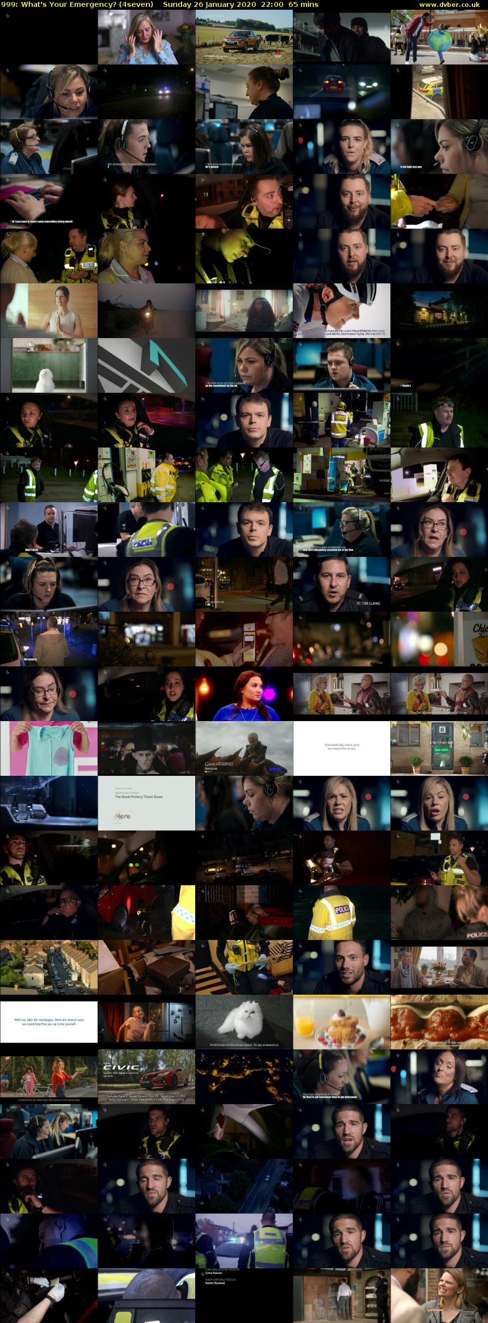 999: What's Your Emergency? (4seven) Sunday 26 January 2020 22:00 - 23:05