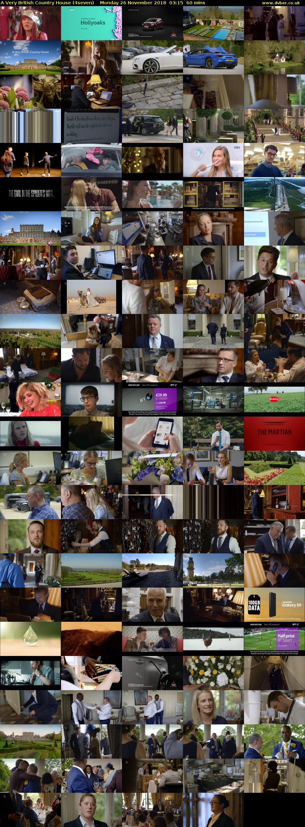 A Very British Country House (4seven) Monday 26 November 2018 03:15 - 04:15