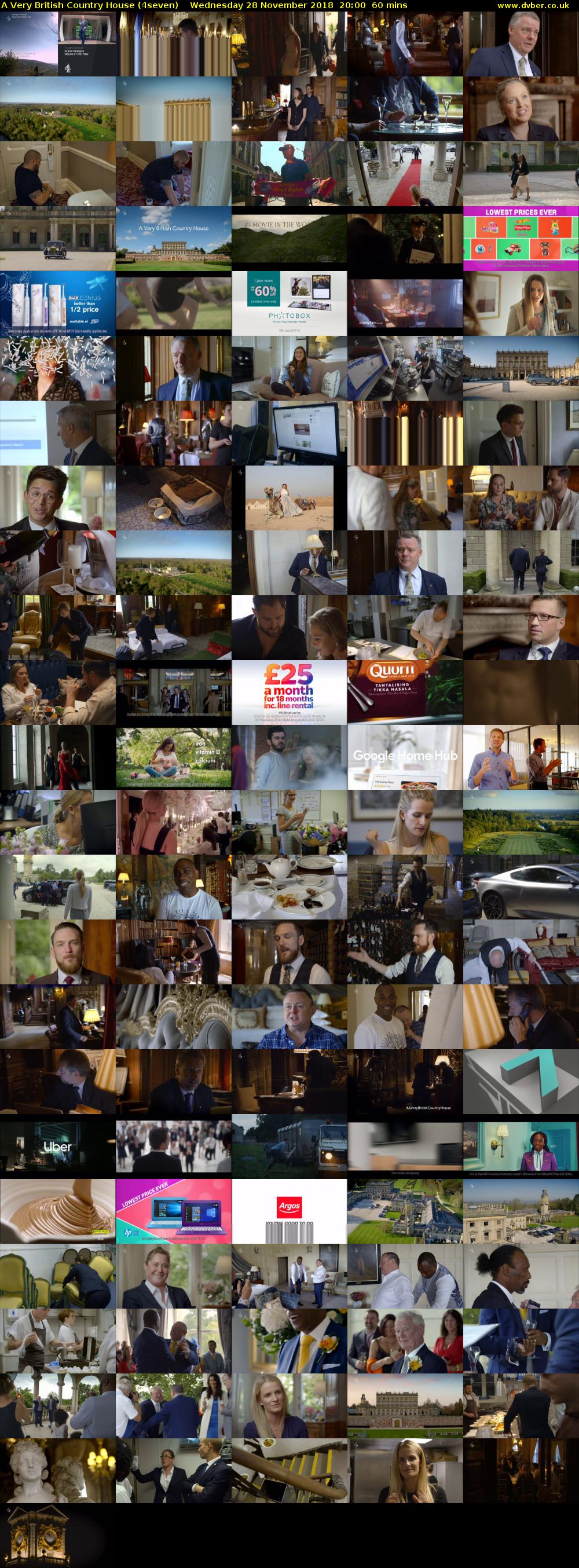 A Very British Country House (4seven) Wednesday 28 November 2018 20:00 - 21:00