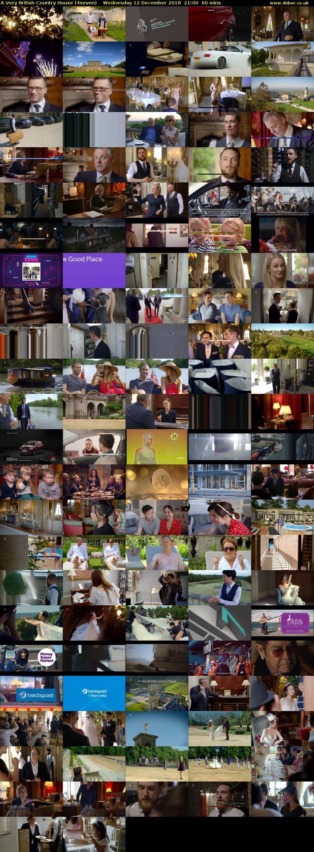 A Very British Country House (4seven) Wednesday 12 December 2018 21:00 - 22:00