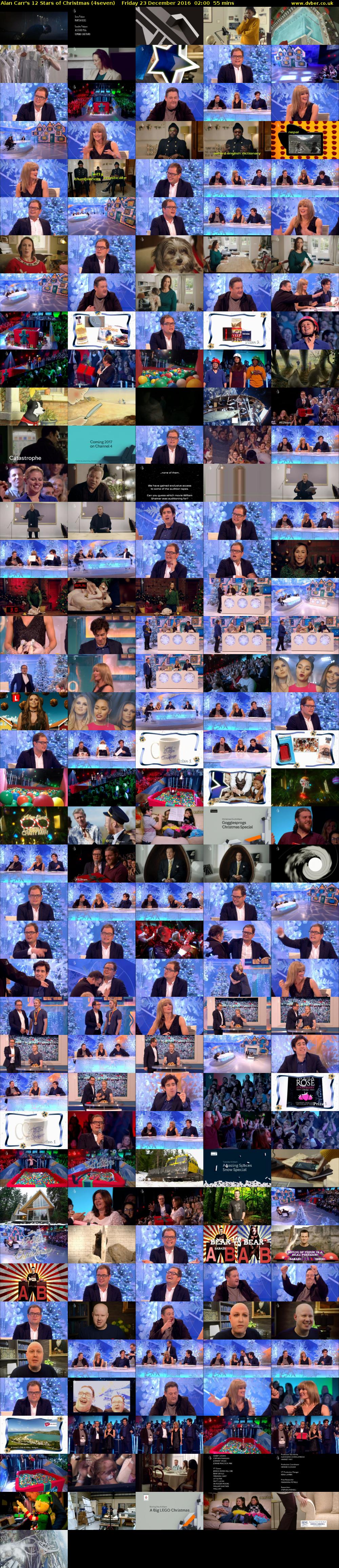 Alan Carr's 12 Stars of Christmas (4seven) Friday 23 December 2016 02:00 - 02:55
