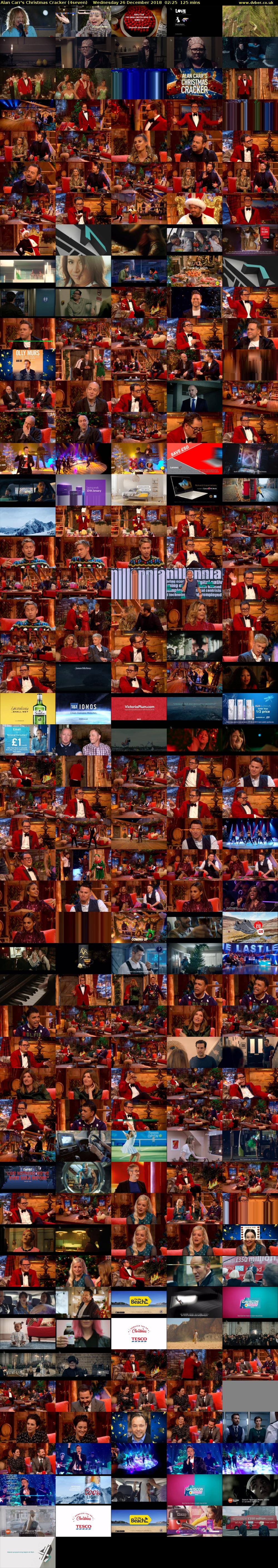 Alan Carr's Christmas Cracker (4seven) Wednesday 26 December 2018 02:25 - 04:30