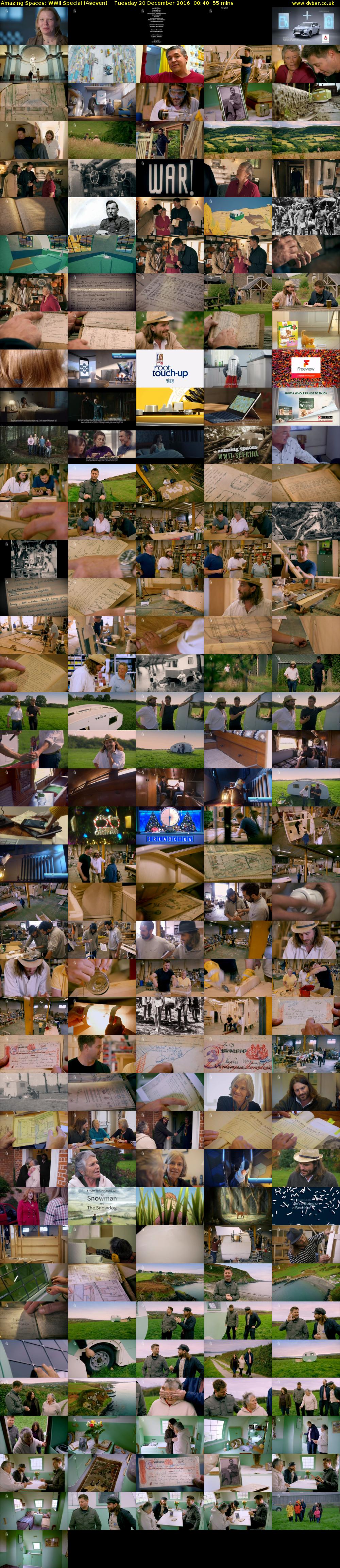 Amazing Spaces: WWII Special (4seven) Tuesday 20 December 2016 00:40 - 01:35