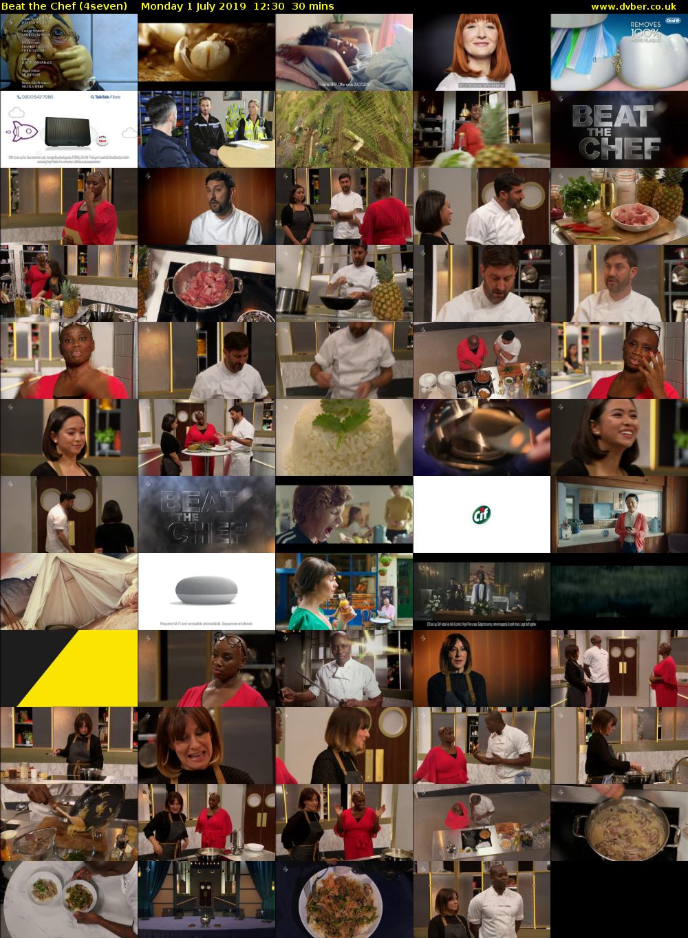 Beat the Chef (4seven) Monday 1 July 2019 12:30 - 13:00
