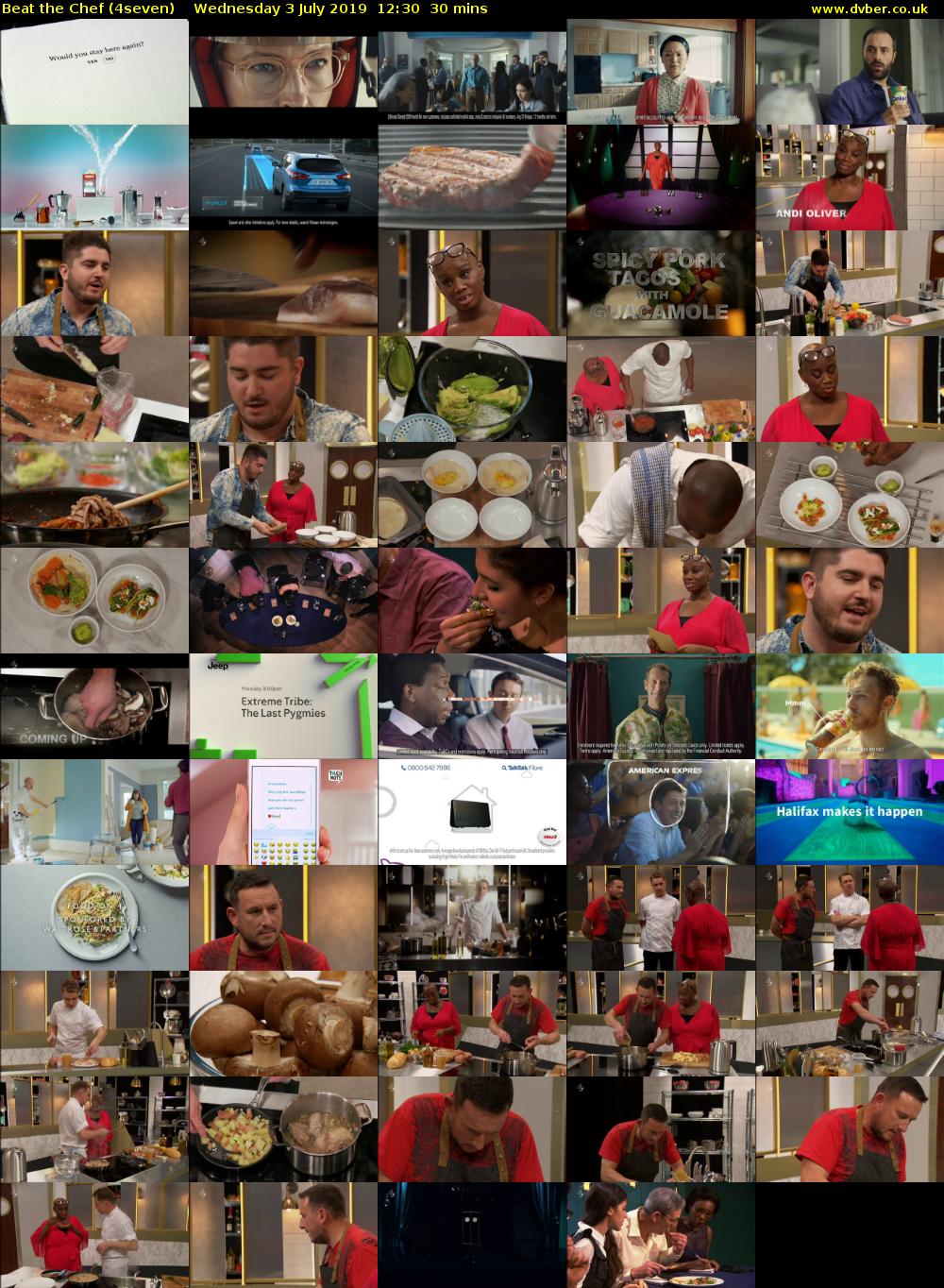 Beat the Chef (4seven) Wednesday 3 July 2019 12:30 - 13:00