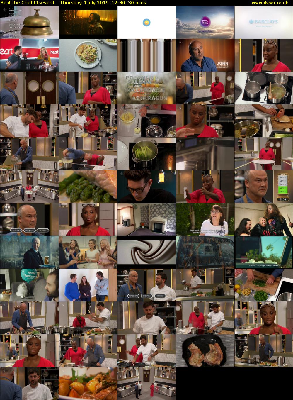 Beat the Chef (4seven) Thursday 4 July 2019 12:30 - 13:00