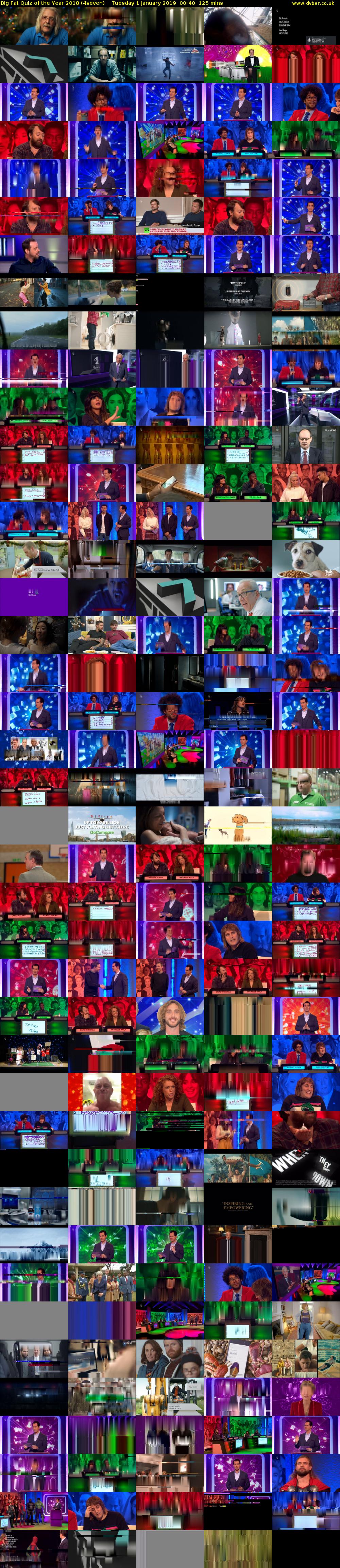 Big Fat Quiz of the Year 2018 (4seven) Tuesday 1 January 2019 00:40 - 02:45