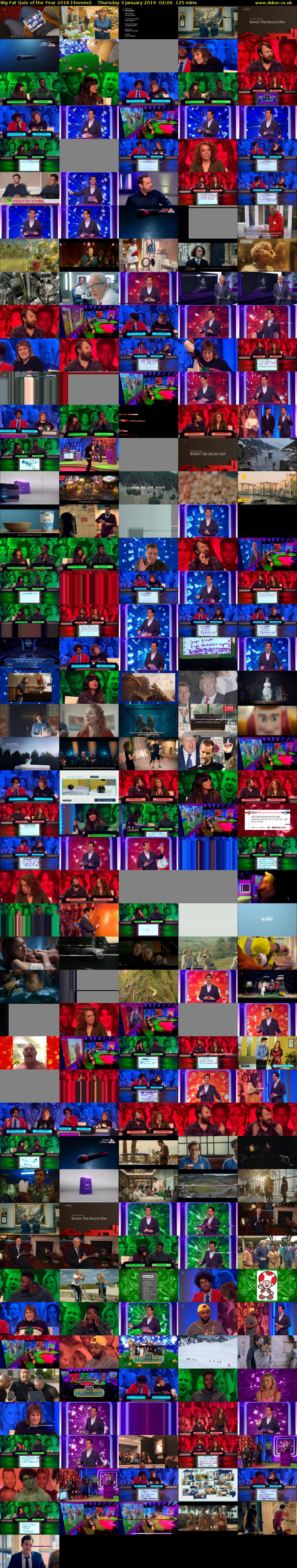 Big Fat Quiz of the Year 2018 (4seven) Thursday 3 January 2019 02:00 - 04:05