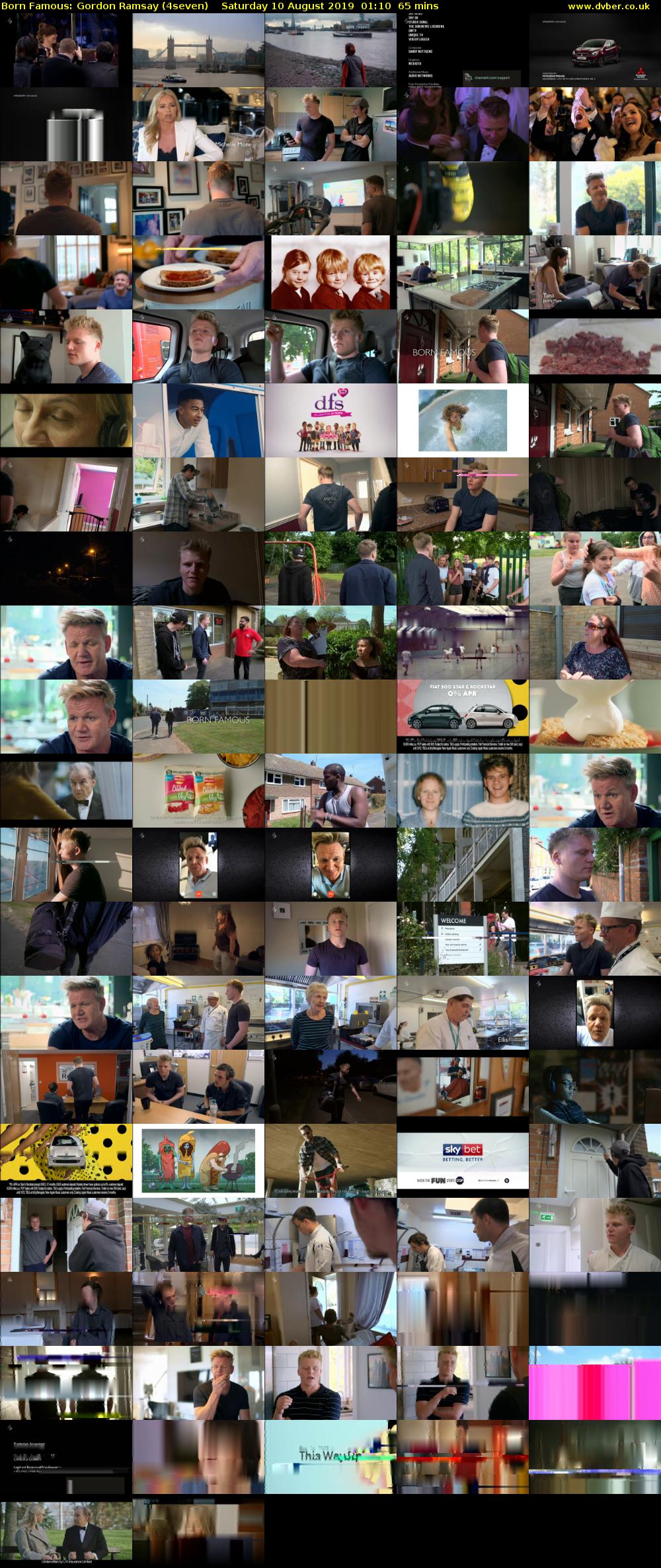 Born Famous: Gordon Ramsay (4seven) Saturday 10 August 2019 01:10 - 02:15