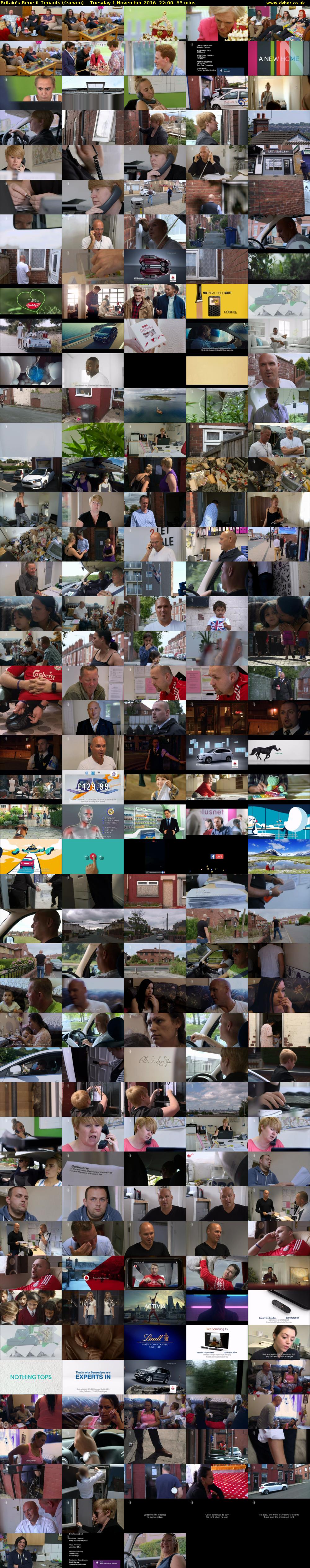 Britain's Benefit Tenants (4seven) Tuesday 1 November 2016 22:00 - 23:05