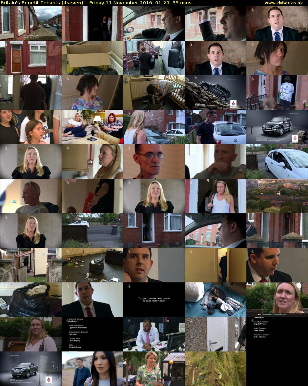 Britain's Benefit Tenants (4seven) Friday 11 November 2016 01:20 - 02:15