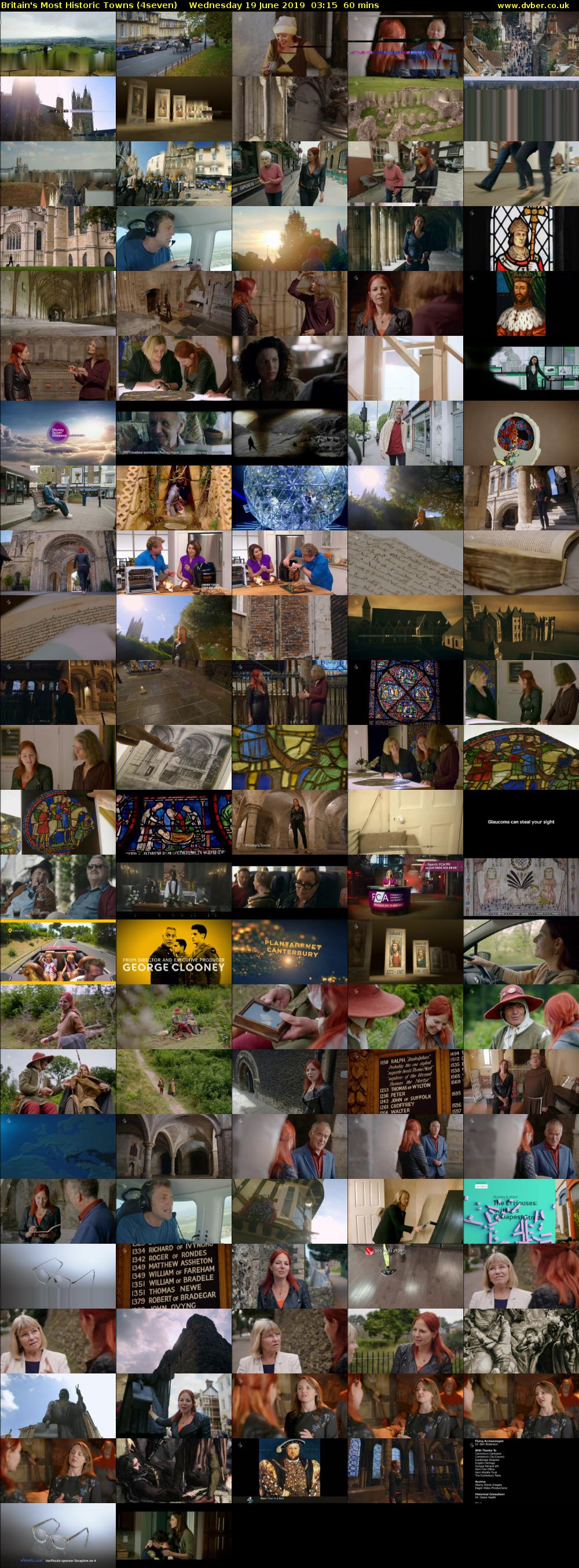 Britain's Most Historic Towns (4seven) Wednesday 19 June 2019 03:15 - 04:15