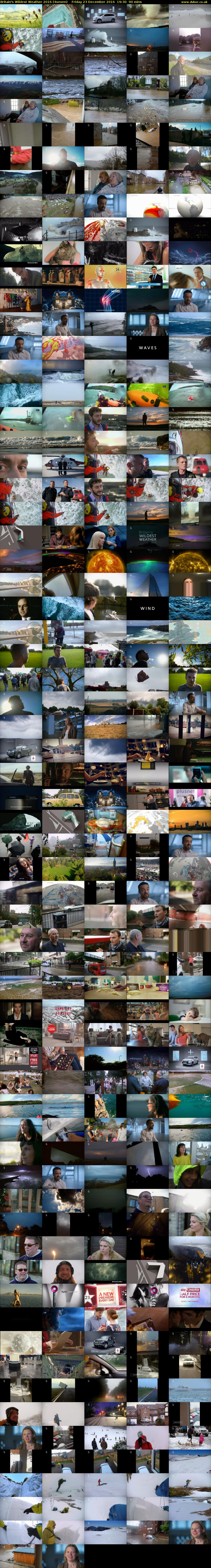 Britain's Wildest Weather 2016 (4seven) Friday 23 December 2016 19:30 - 21:00