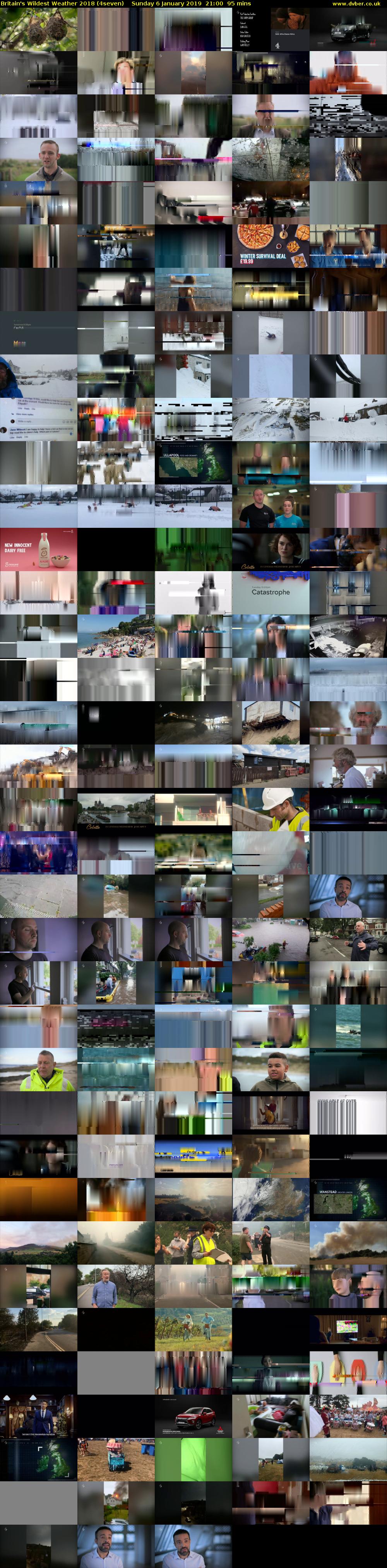 Britain's Wildest Weather 2018 (4seven) Sunday 6 January 2019 21:00 - 22:35