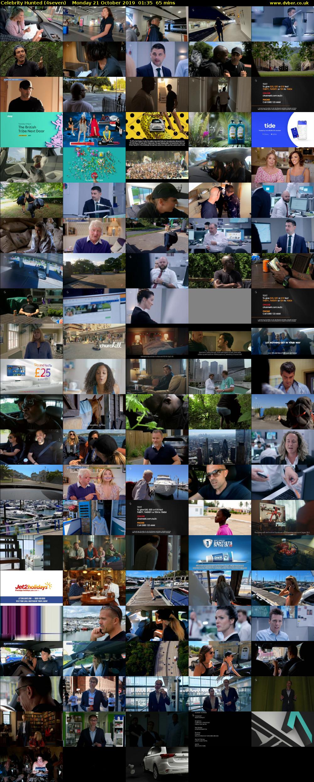 Celebrity Hunted (4seven) Monday 21 October 2019 01:35 - 02:40