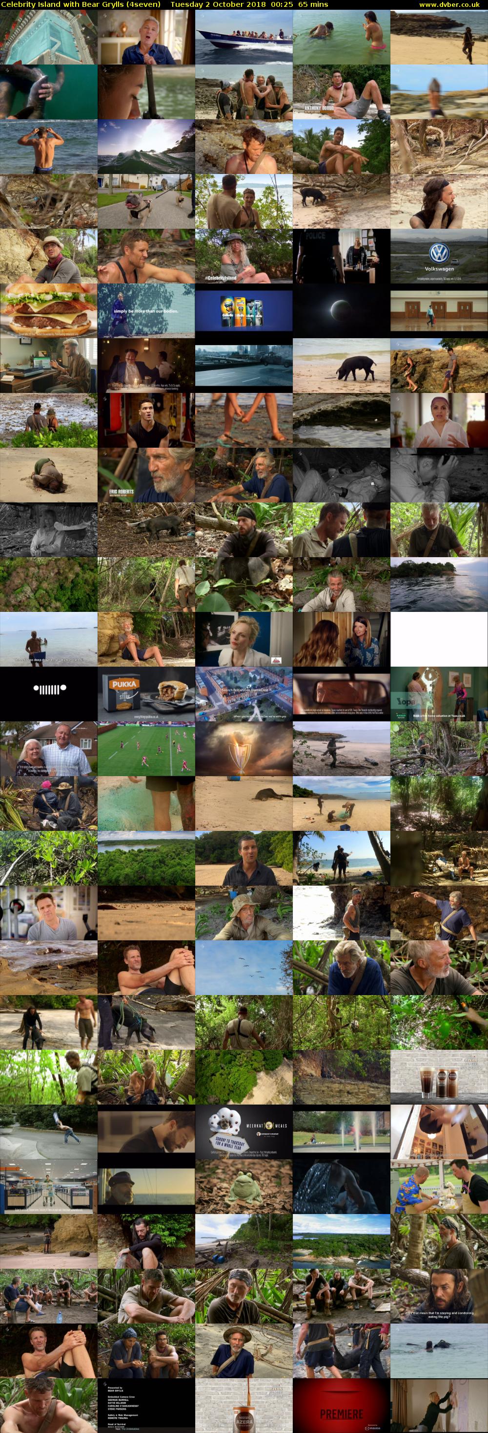 Celebrity Island with Bear Grylls (4seven) Tuesday 2 October 2018 00:25 - 01:30