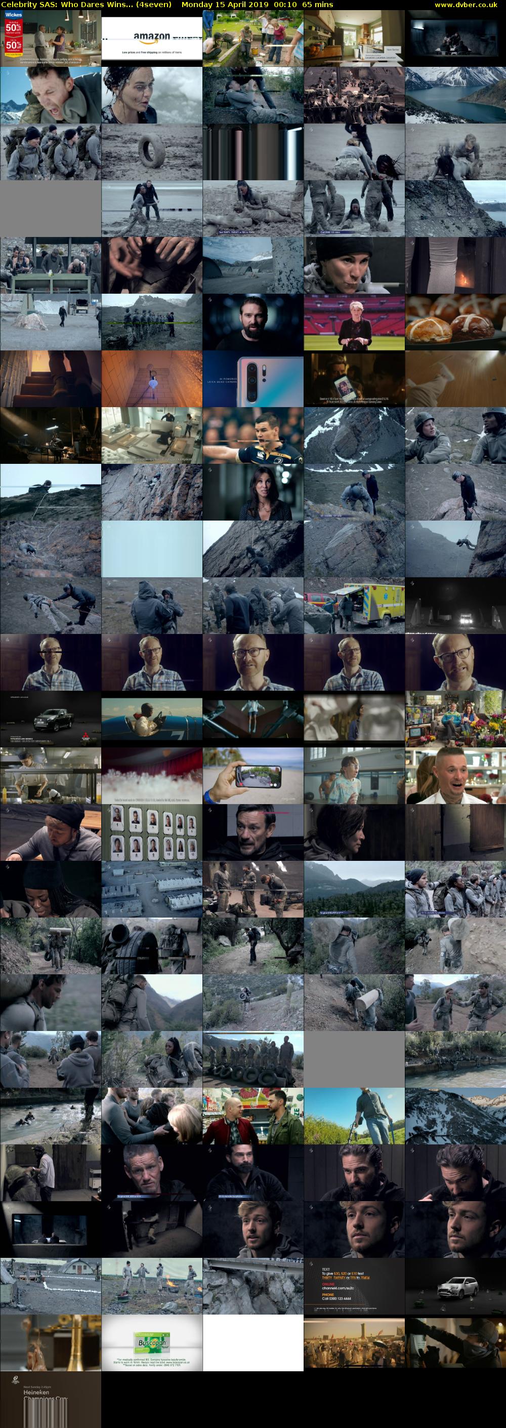 Celebrity SAS: Who Dares Wins... (4seven) Monday 15 April 2019 00:10 - 01:15