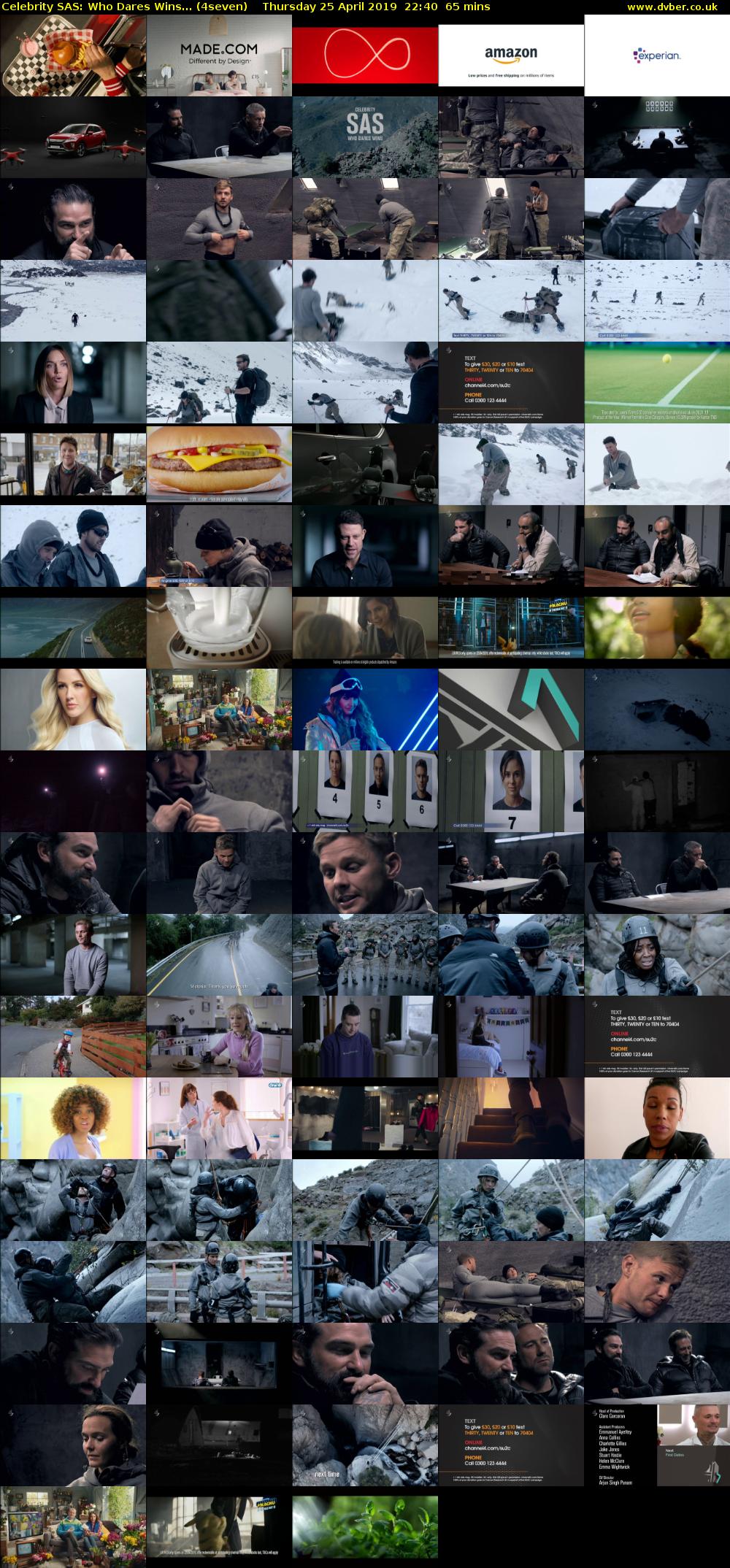 Celebrity SAS: Who Dares Wins... (4seven) Thursday 25 April 2019 22:40 - 23:45