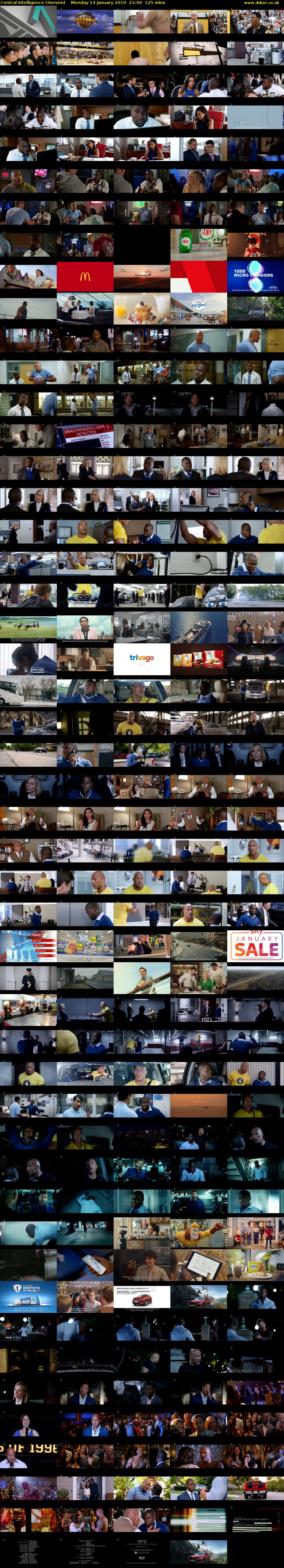 Central Intelligence (4seven) Monday 14 January 2019 21:00 - 23:05