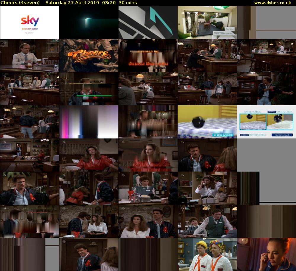 Cheers (4seven) Saturday 27 April 2019 03:20 - 03:50