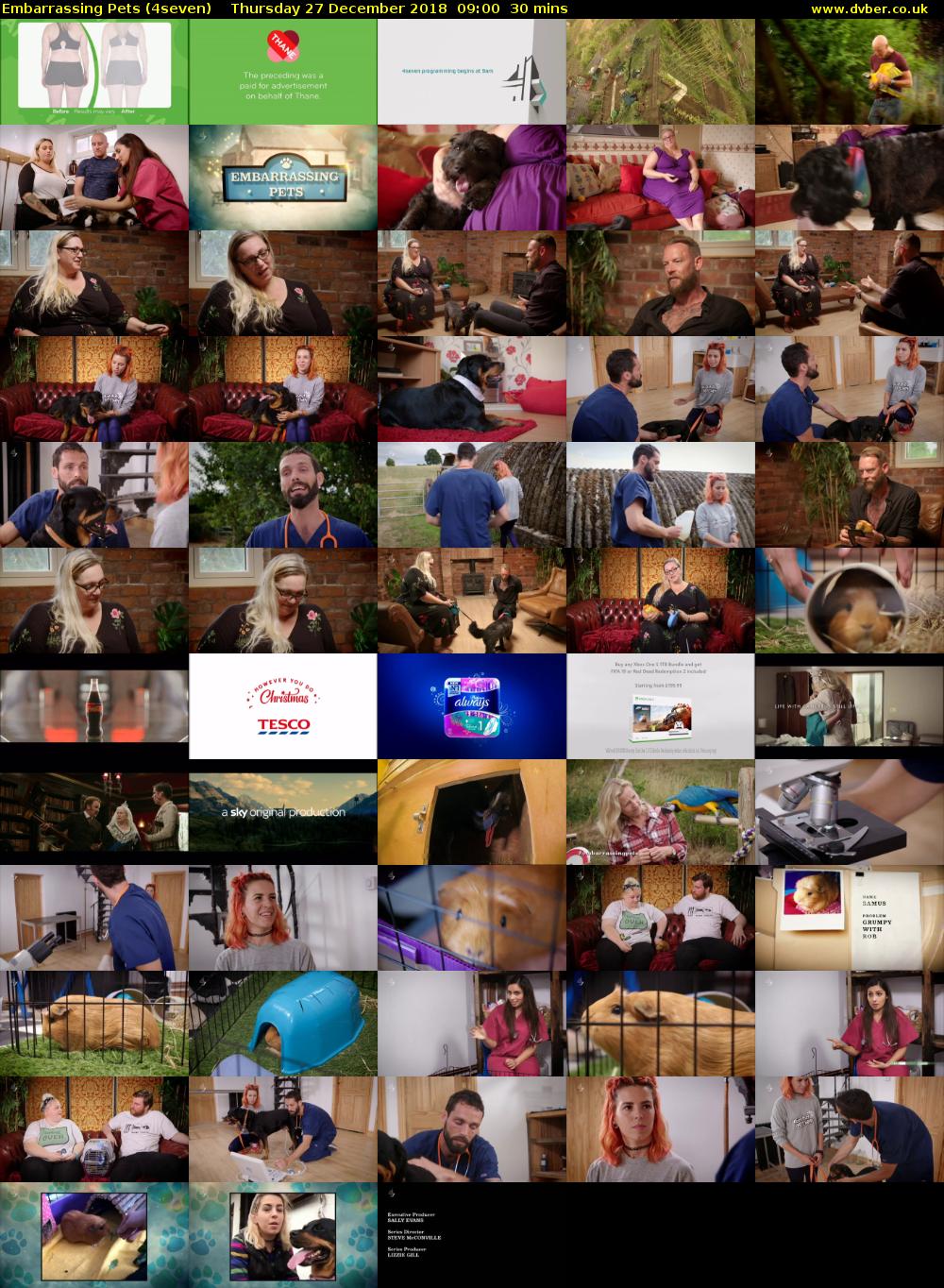 Embarrassing Pets (4seven) Thursday 27 December 2018 09:00 - 09:30