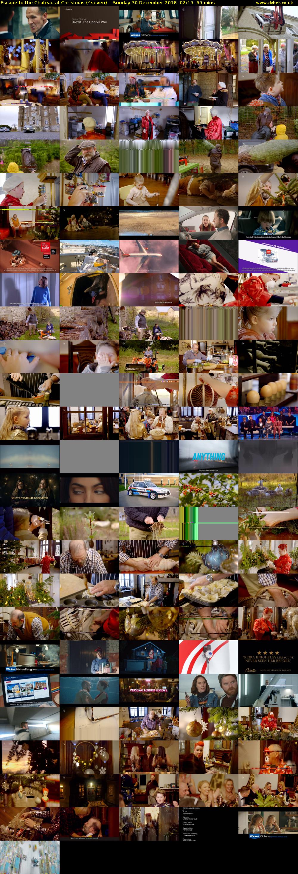 Escape to the Chateau at Christmas (4seven) Sunday 30 December 2018 02:15 - 03:20