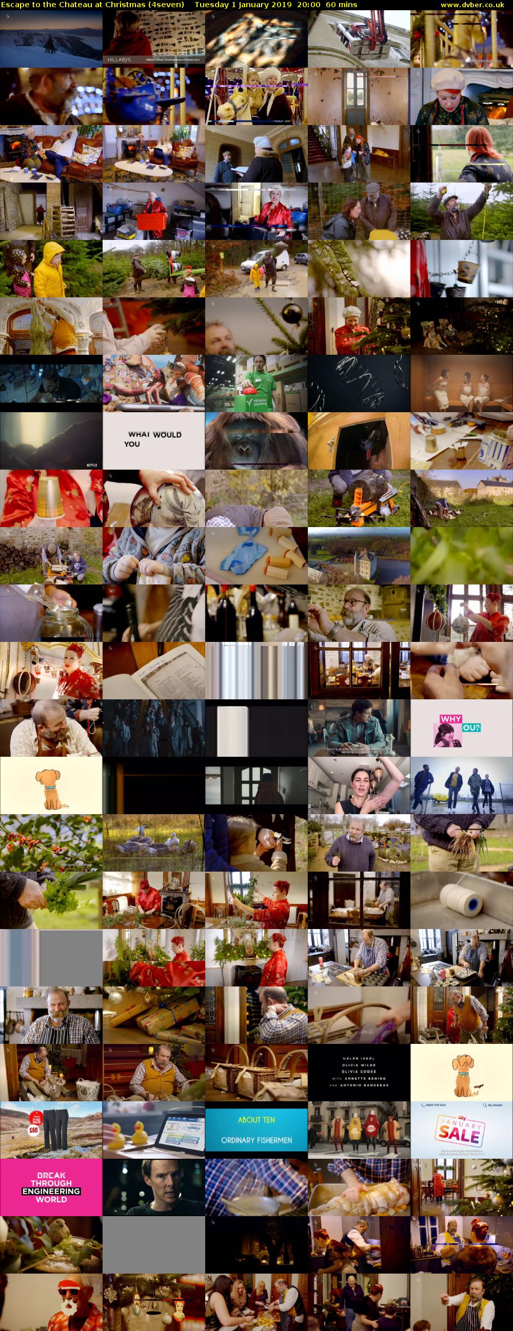 Escape to the Chateau at Christmas (4seven) Tuesday 1 January 2019 20:00 - 21:00