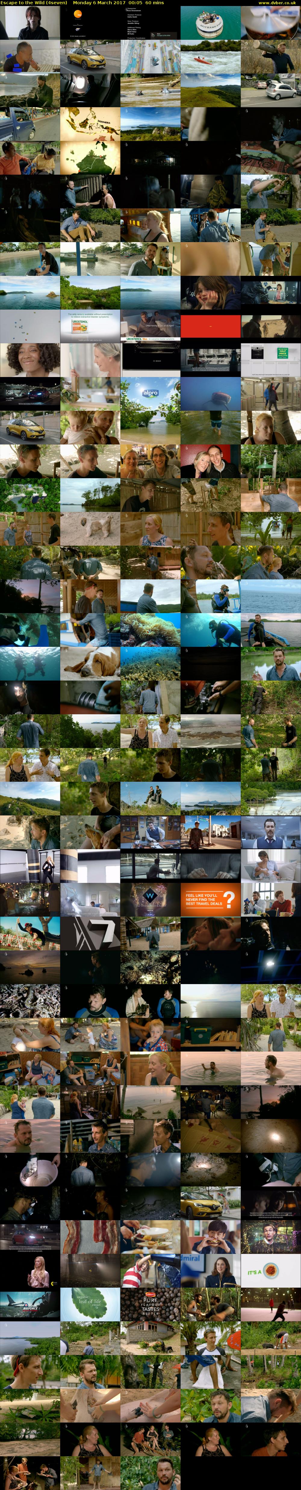 Escape to the Wild (4seven) Monday 6 March 2017 00:05 - 01:05
